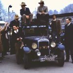 Mugwump the vintage Austin car - celebrations in Bristol